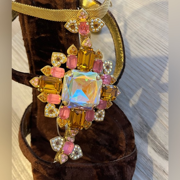 Le Silla Swarovski Jewel Sandals- Brand New! - Picture 6 of 12